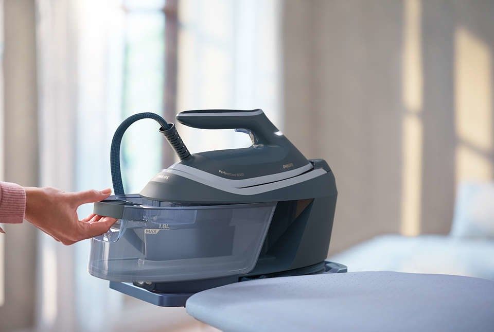 Ironing System | PSG6042/20 PerfectCare 6000 Series | 2400 W | 1.8 L | 8 bar | Auto power off | Vertical steam function | Calc-clean function | Blue_19