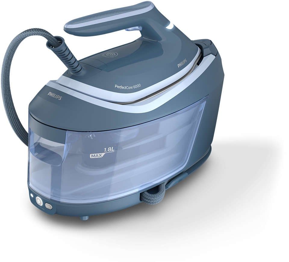 Ironing System | PSG6042/20 PerfectCare 6000 Series | 2400 W | 1.8 L | 8 bar | Auto power off | Vertical steam function | Calc-clean function | Blue_6