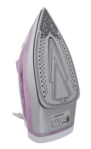 Esperanza EHI004 iron Dry & Steam iron Ceramic soleplate 2400 W Purple  White_6