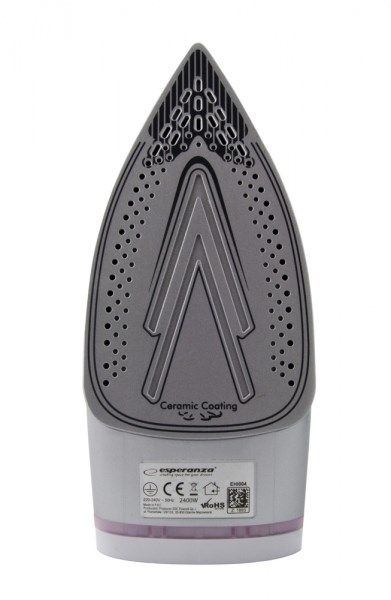 Esperanza EHI004 iron Dry & Steam iron Ceramic soleplate 2400 W Purple  White_8