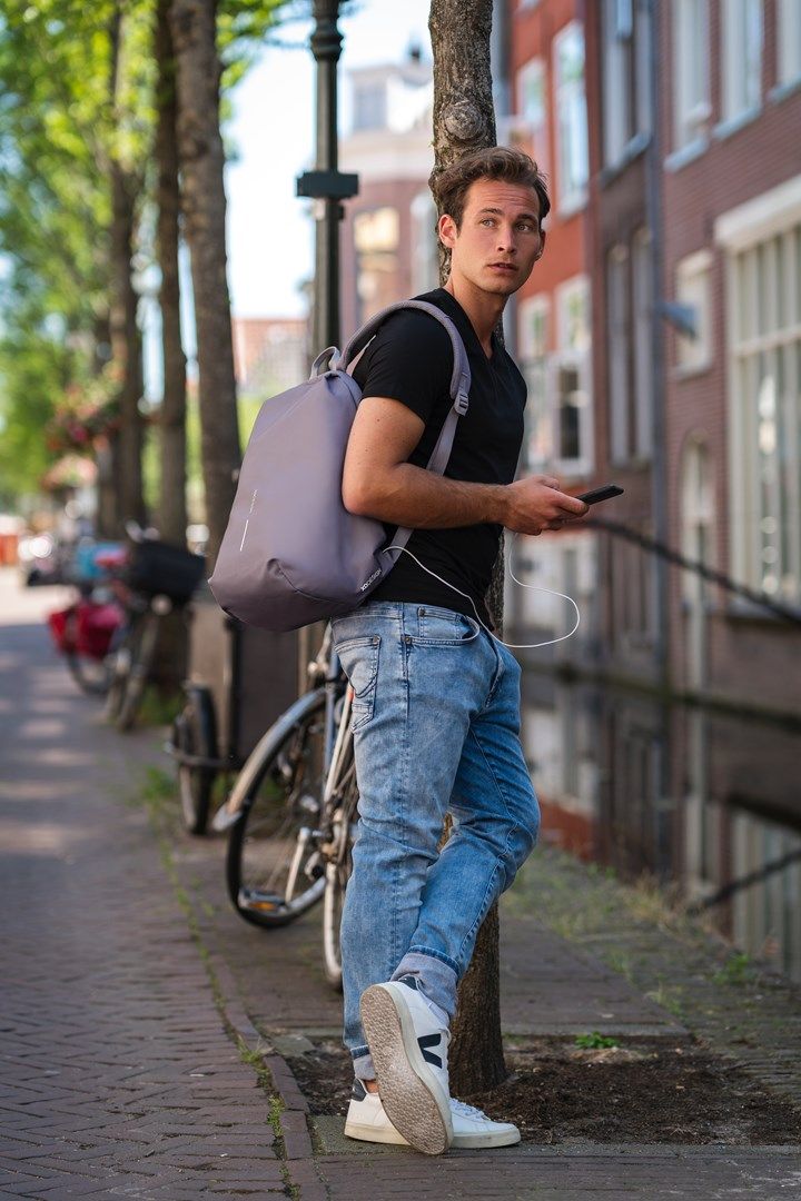 XD DESIGN ANTI-THEFT BACKPACK BOBBY SOFT GREY P/N: P705.792_8