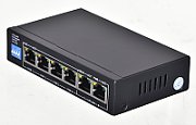 Extralink PoE Switch KRIOS 4x Gigabit PoE/PoE+  2x RJ45 Uplink Gigabit  60W_6