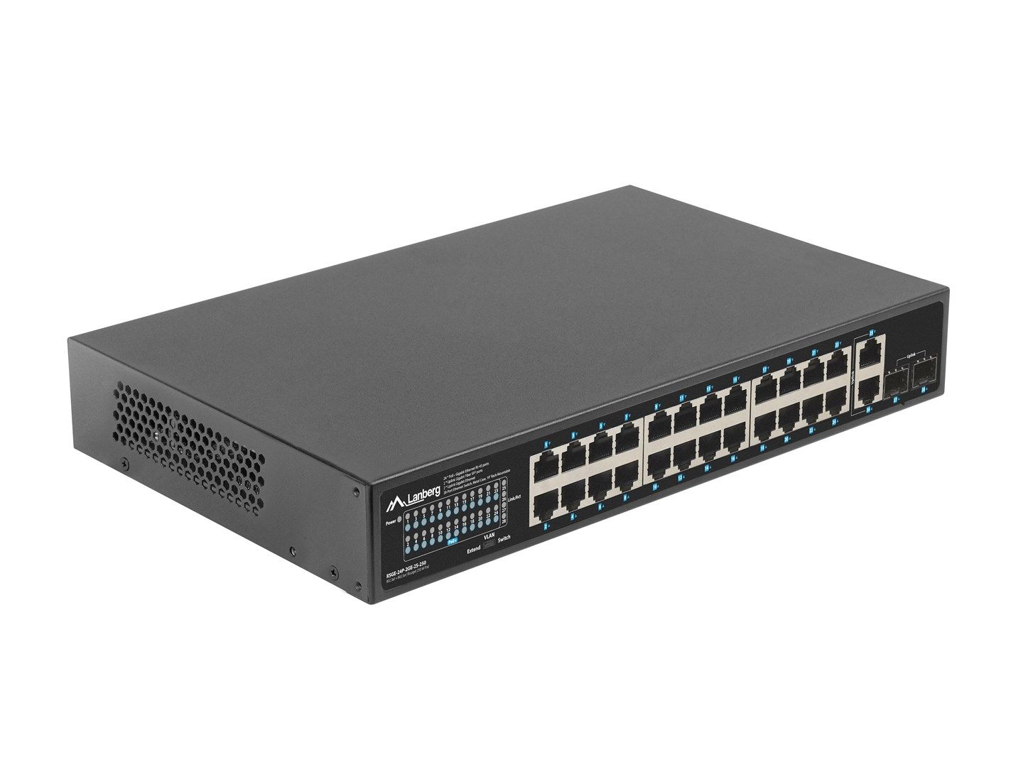 Lanberg RSGE-24P-2GE-2S-250 network switch Unmanaged_3