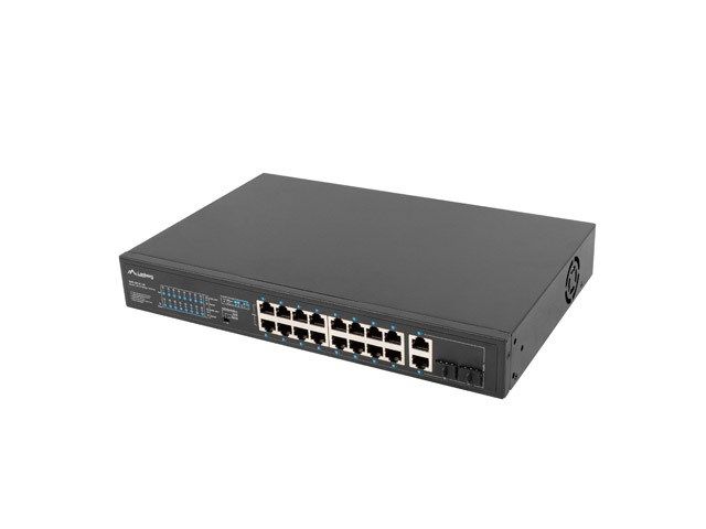 Lanberg Switch rack 19  POE+ 16x 100MB /2X COMBO  GIGABIT ETHERNET 150W_3