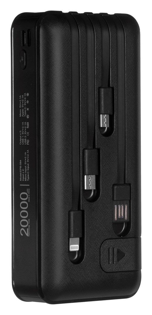 Extralink EPB-084 20000mAh Black | Power Bank | Power bank  USB-C_7