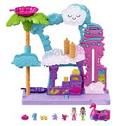 Promo Polly Pocket Flamingo Car Wash HHJ05 p2 MATTEL_5