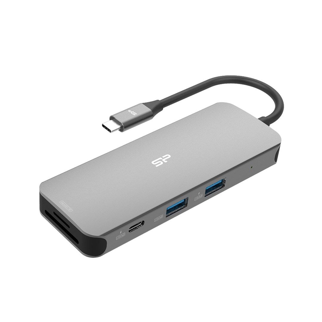 Silicon Power SR30 Docking USB 3.2 Gen 1 (3.1 Gen 1) Type-C Grey  Metallic_2