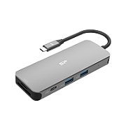 Silicon Power SR30 Docking USB 3.2 Gen 1 (3.1 Gen 1) Type-C Grey  Metallic_2