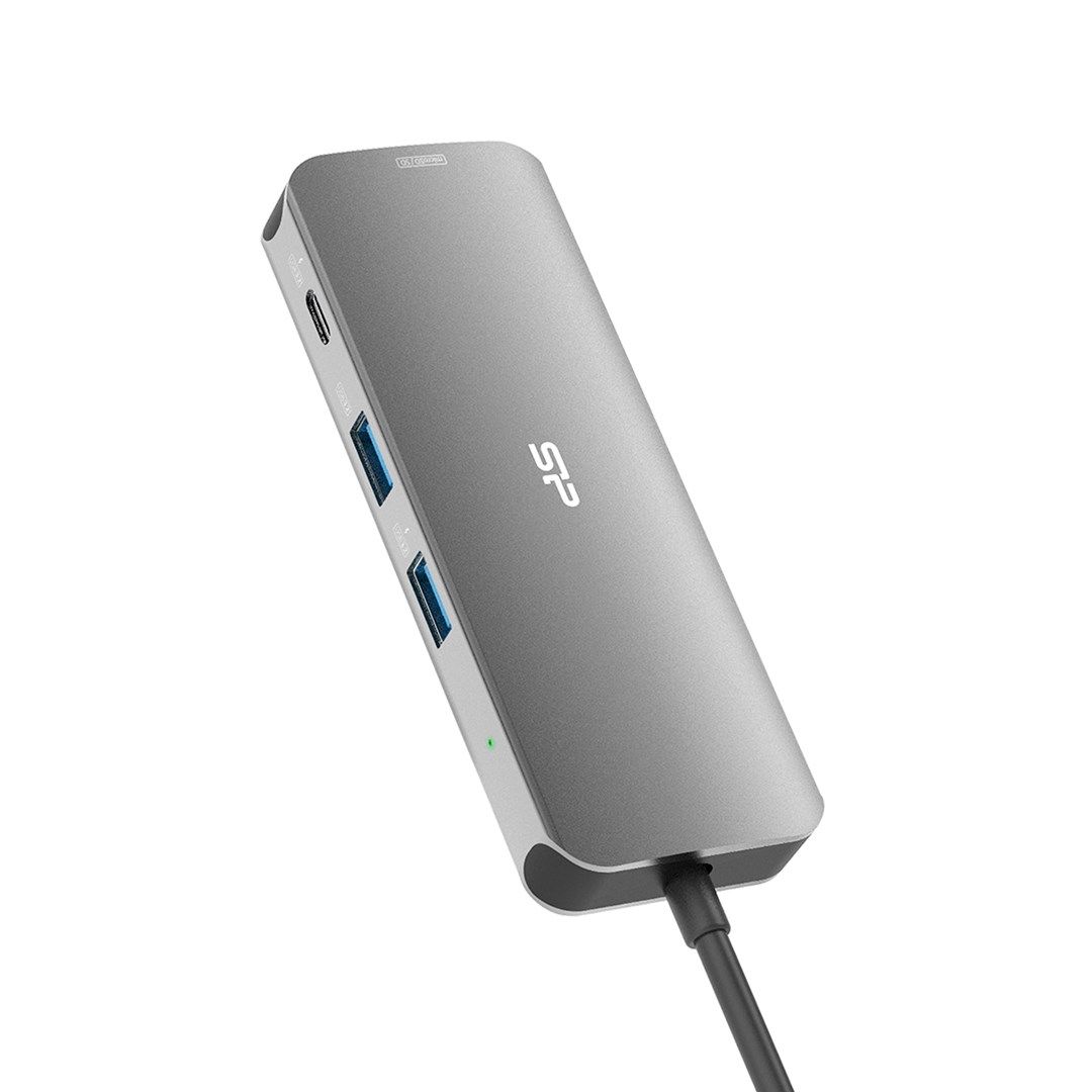 Silicon Power SR30 Docking USB 3.2 Gen 1 (3.1 Gen 1) Type-C Grey  Metallic_4