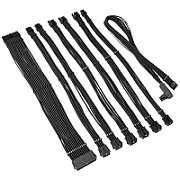 Kolink Core Pro Braided Cable Extension Kit 12V-2x6 Type 1 - Jet Black_1