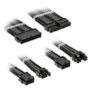 Kolink Core Standard Braided Cable Extension Kit - Jet Black/Gunmetal Grey_1