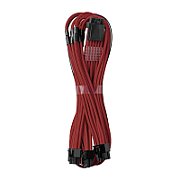 CableMod RT-Series PRO ModMesh 12VHPWR to 3x PCI-e Cable for ASUS/Seasonic - 60cm  dark red_1