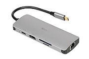 iBox IUH3RJ4K notebook dock/port replicator USB 3.2 Gen 1 (3.1 Gen 1) Type-C Power Delivery 100W Silver_3