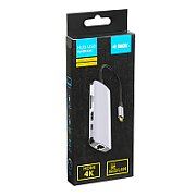 iBox IUH3RJ4K notebook dock/port replicator USB 3.2 Gen 1 (3.1 Gen 1) Type-C Power Delivery 100W Silver_4
