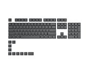 Glorious GPBT Keycaps - 114 PBT Caps  ANSI  US Layout  Black Ash_1