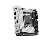 MSI | MPG B760I EDGE WIFI | Processor family Intel | Processor socket  LGA1700 | DDR5 DIMM | Memory slots 2 | Supported hard disk drive interfaces SATA  M.2 | Number of SATA connectors 4 | Chipset Intel B760 | Mini-ITX_5