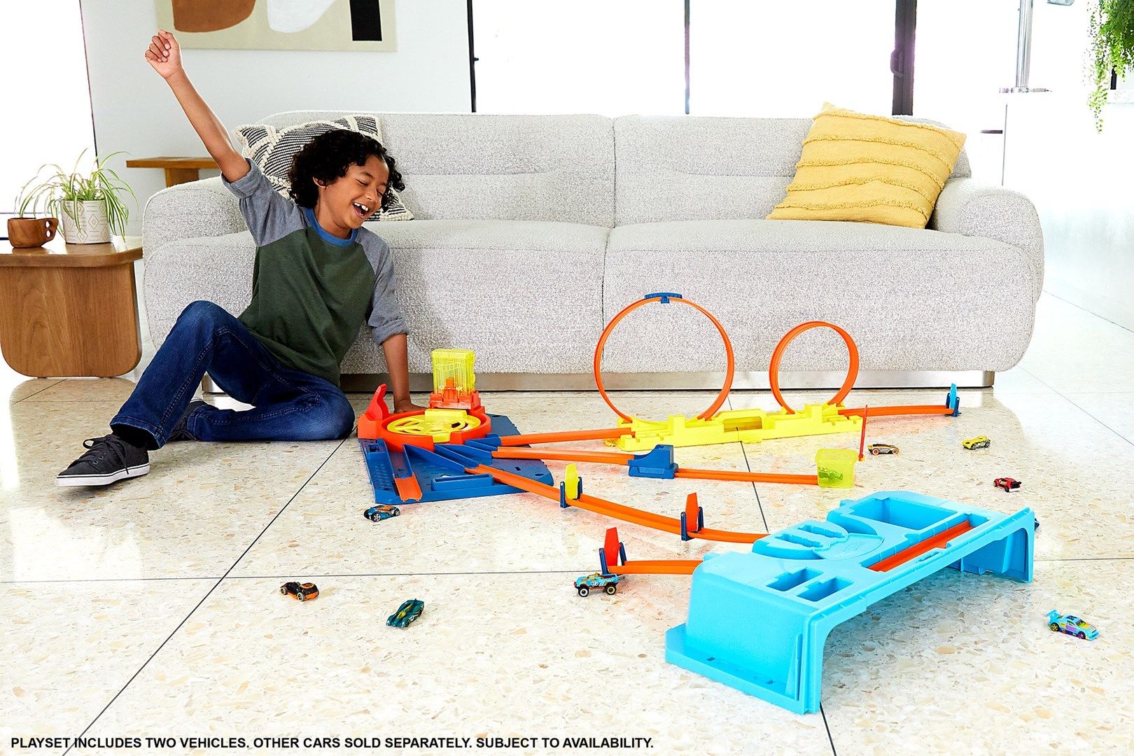 promo Hot Wheels Track Builder Turbo Launcher GVG11 MATTEL_2
