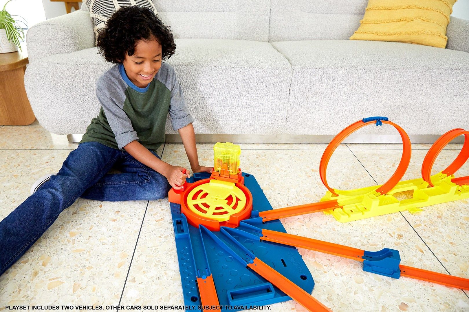 promo Hot Wheels Track Builder Turbo Launcher GVG11 MATTEL_3