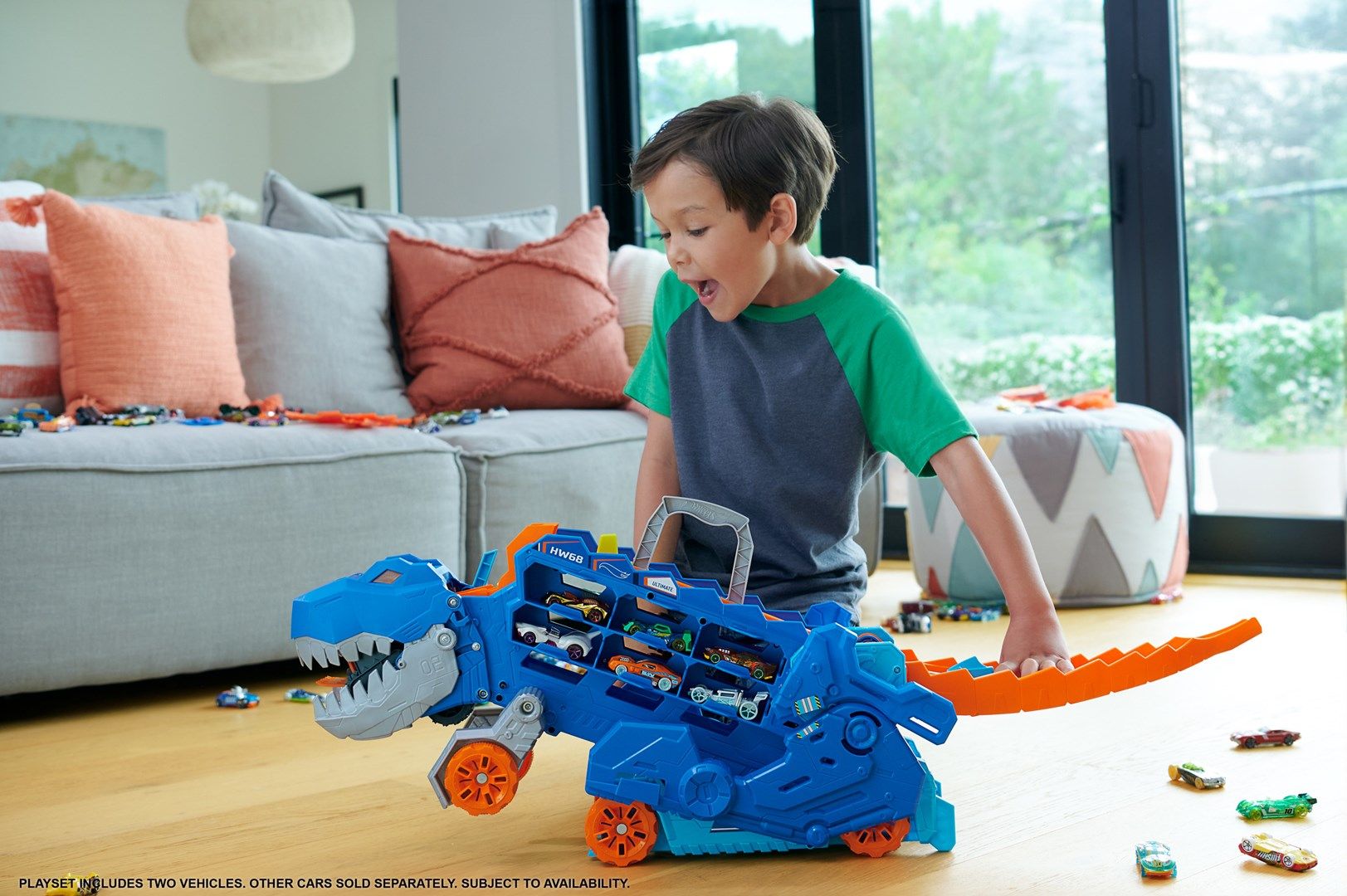 Hot Wheels City T-Rex Mega Transporter HNG50 MATTEL p1_4