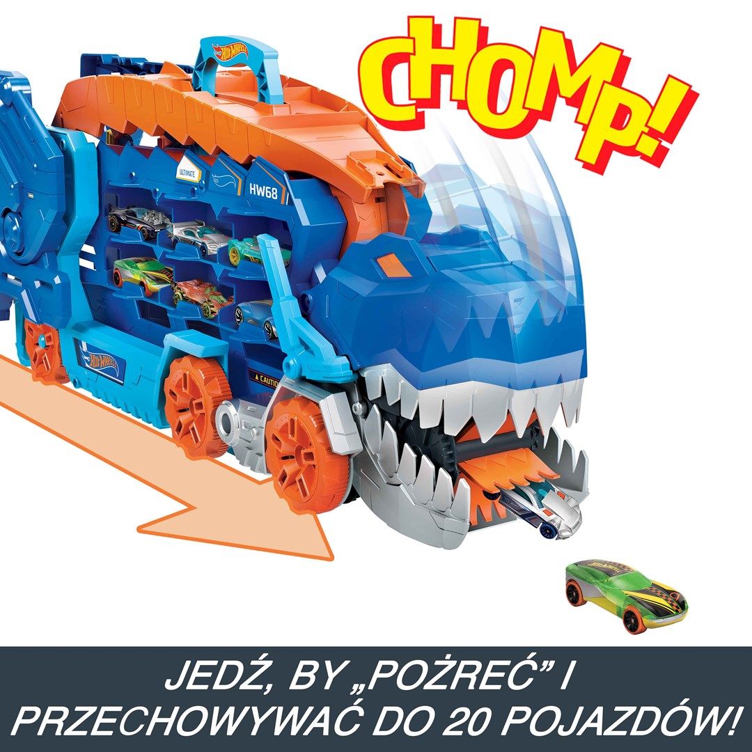 Hot Wheels City T-Rex Mega Transporter HNG50 MATTEL p1_7