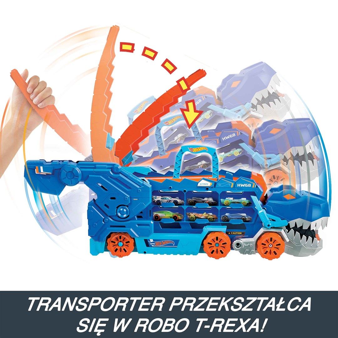 Hot Wheels City T-Rex Mega Transporter HNG50 MATTEL p1_8