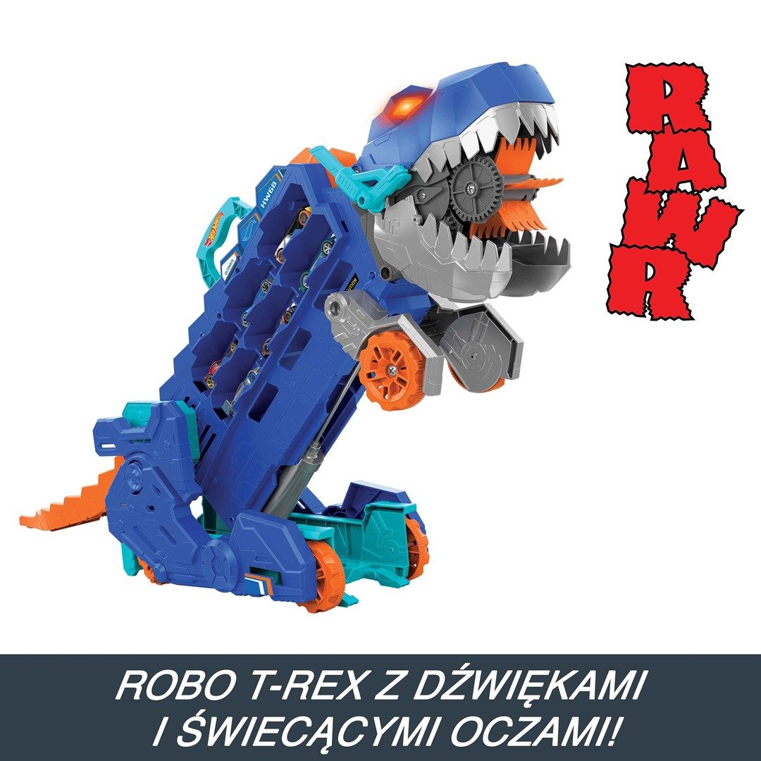 Hot Wheels City T-Rex Mega Transporter HNG50 MATTEL p1_9
