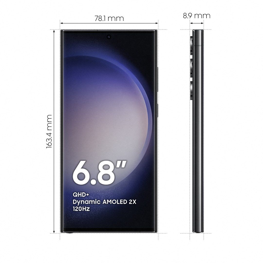 Samsung Galaxy S23 Ultra SM-S918B 17.3 cm (6.8 ) Dual SIM Android 13 5G USB Type-C 8 GB 256 GB 5000 mAh Black_3