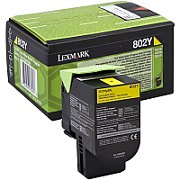Lexmark 802Y toner cartridge 1 pc(s) Original Yellow_1