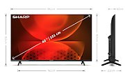 Sharp | 40FH2EA | 40  (101 cm) | Smart TV | Android TV | FHD | Black_1