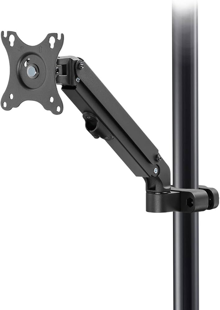 Monitor Mount for Tube / Pole 28-60mm Maclean  17-27''  7kg max  Gas Spring  MC-459_3