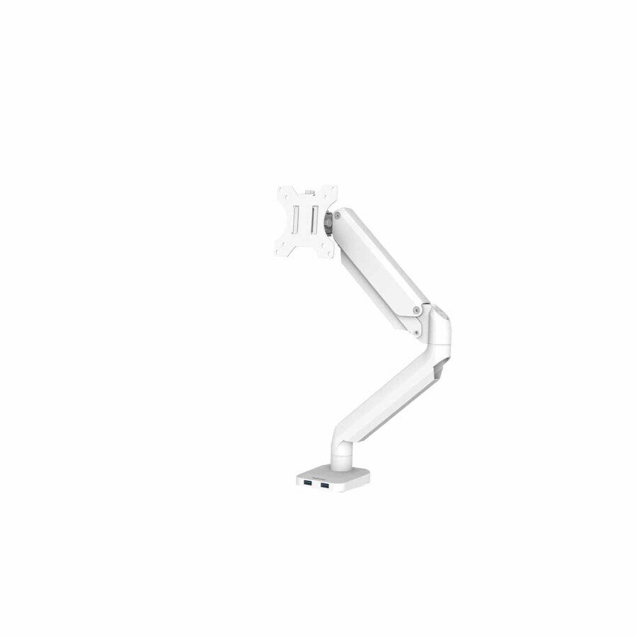 Fellowes Ergonomics Arm for 1 Monitor Platinum Series  White_3