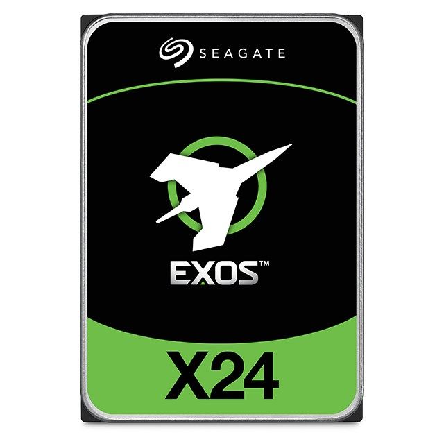 Seagate Exos X24 24TB Enterprise Internal Hard Drive - SATA 6Gb/s, 3.5