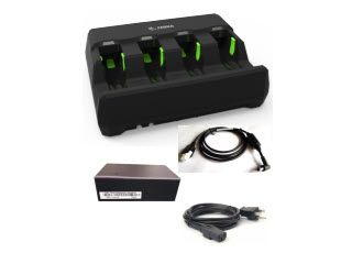 3600 BATTERY CHARGER KIT: INCLUDES 4 SLOT CHARGER (SAC3600-4001CR), POWER SUPPLY (PWR-BGA12V50W0WW), DC LINE CORD (CBL-DC-451A1-01) & A_2