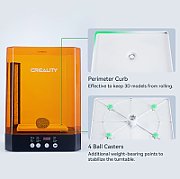 Creality masina de spalat si intarire modele 3D rasina UV, UW-03, timp spalare/intarire: 5-30 min , rand dublu de lampi cu lumina ultraviolet, platorma rotative 360°, dimensiuni maxime spalare:210*160*200mm, dimensiuni maxime uscare si intarire: 215*165*300mm, putere 60W, 2 trepte de viteza_2