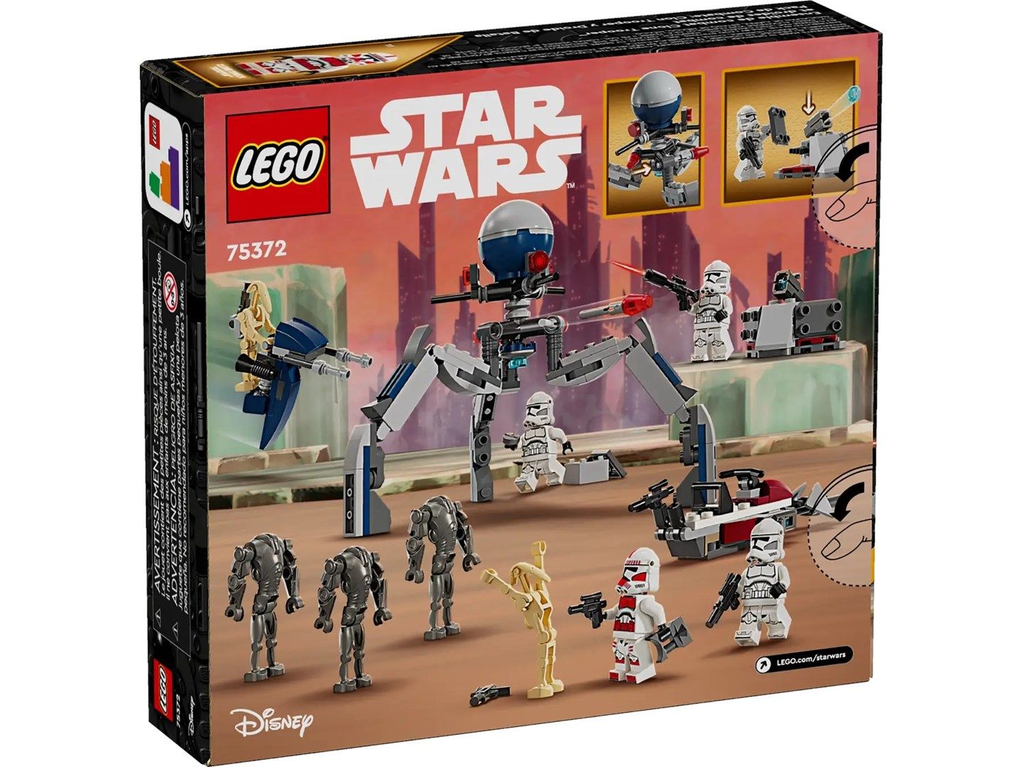 LEGO STAR WARS 75372 CLONE TROOPER & BATTLE DROID BATTLE PACK_2