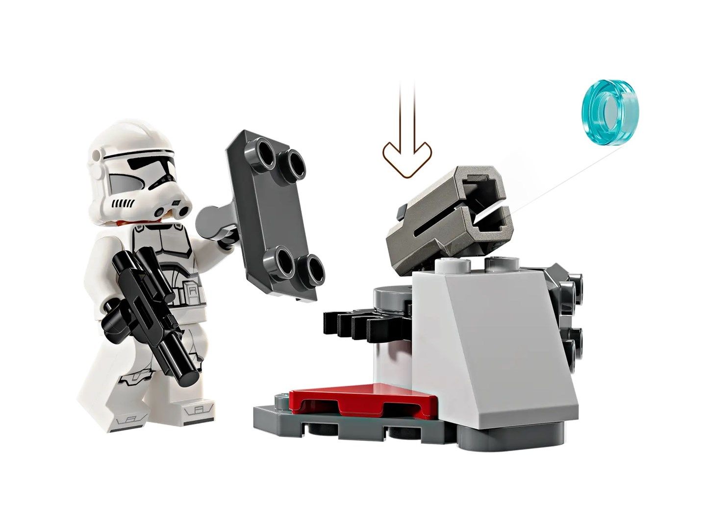 LEGO STAR WARS 75372 CLONE TROOPER & BATTLE DROID BATTLE PACK_14