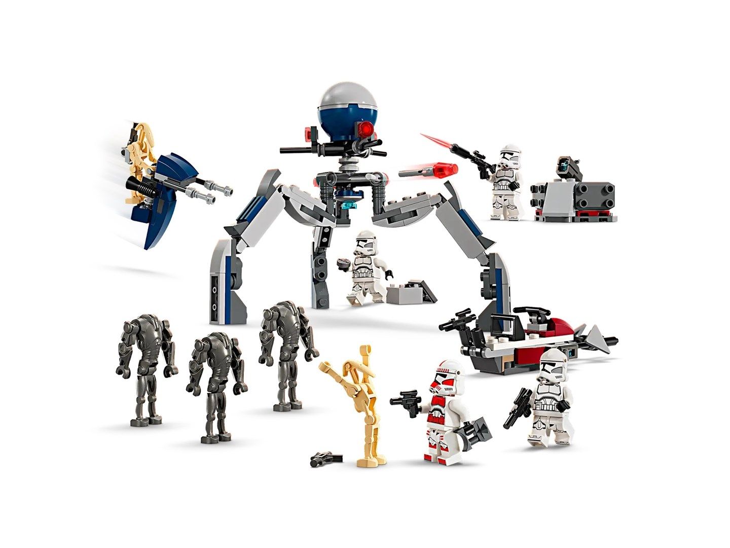 LEGO STAR WARS 75372 CLONE TROOPER & BATTLE DROID BATTLE PACK_4