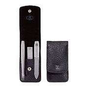 Zwilling Twinox Travel Set - Leather Case  3 Pieces - Black_1