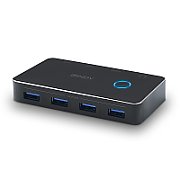 Switch USB Lindy, 4 porturi USB 3.0 2:4, latime de banda suportata 5 Gbps, chipset RTS5411, GPD8104B, AWS3410_1