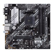 Asus | PRIME B550M-A WIFI II | Processor family AMD | Processor socket AM4 | DDR4 DIMM | Memory slots 4 | Supported hard disk drive interfaces SATA  M.2 | Number of SATA connectors 4 | Chipset AMD B550 | microATX_1
