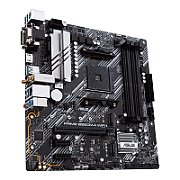 Asus | PRIME B550M-A WIFI II | Processor family AMD | Processor socket AM4 | DDR4 DIMM | Memory slots 4 | Supported hard disk drive interfaces SATA  M.2 | Number of SATA connectors 4 | Chipset AMD B550 | microATX_3