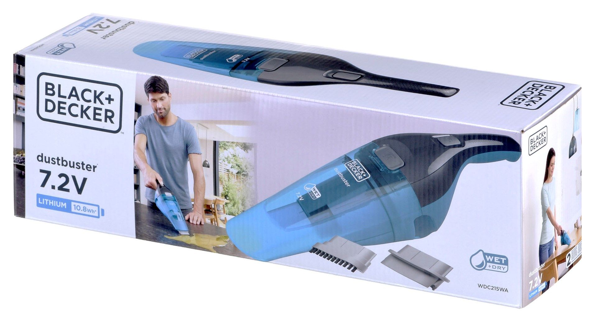 Black & Decker WDC215WA handheld vacuum Blue  Titanium Bagless_14