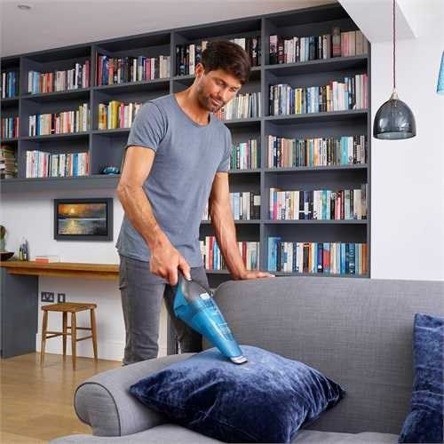 Black & Decker WDC215WA handheld vacuum Blue  Titanium Bagless_4