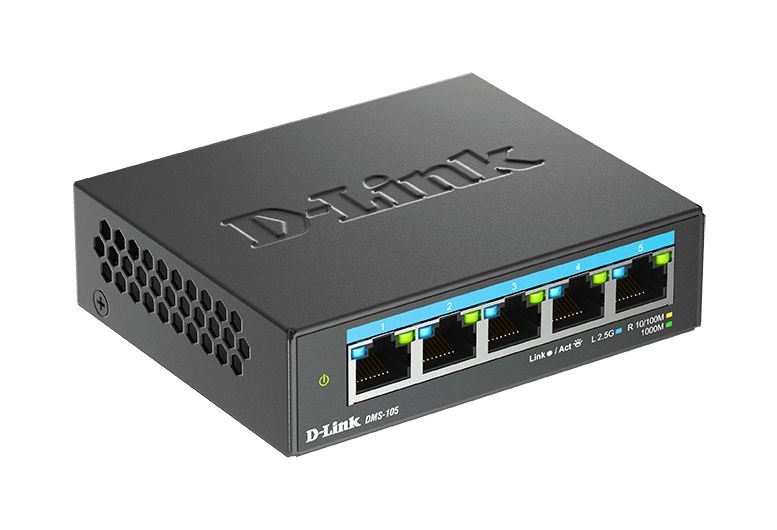 5-PORT MULTI-GB UNM. SWITCH 5X/100 / 1000MBPS / 25GBPS TP_9