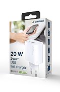 Gembird TA-UC-PDQC20-01-BK 2-port 20W Power Delivery USB type-C fast charger  black_6