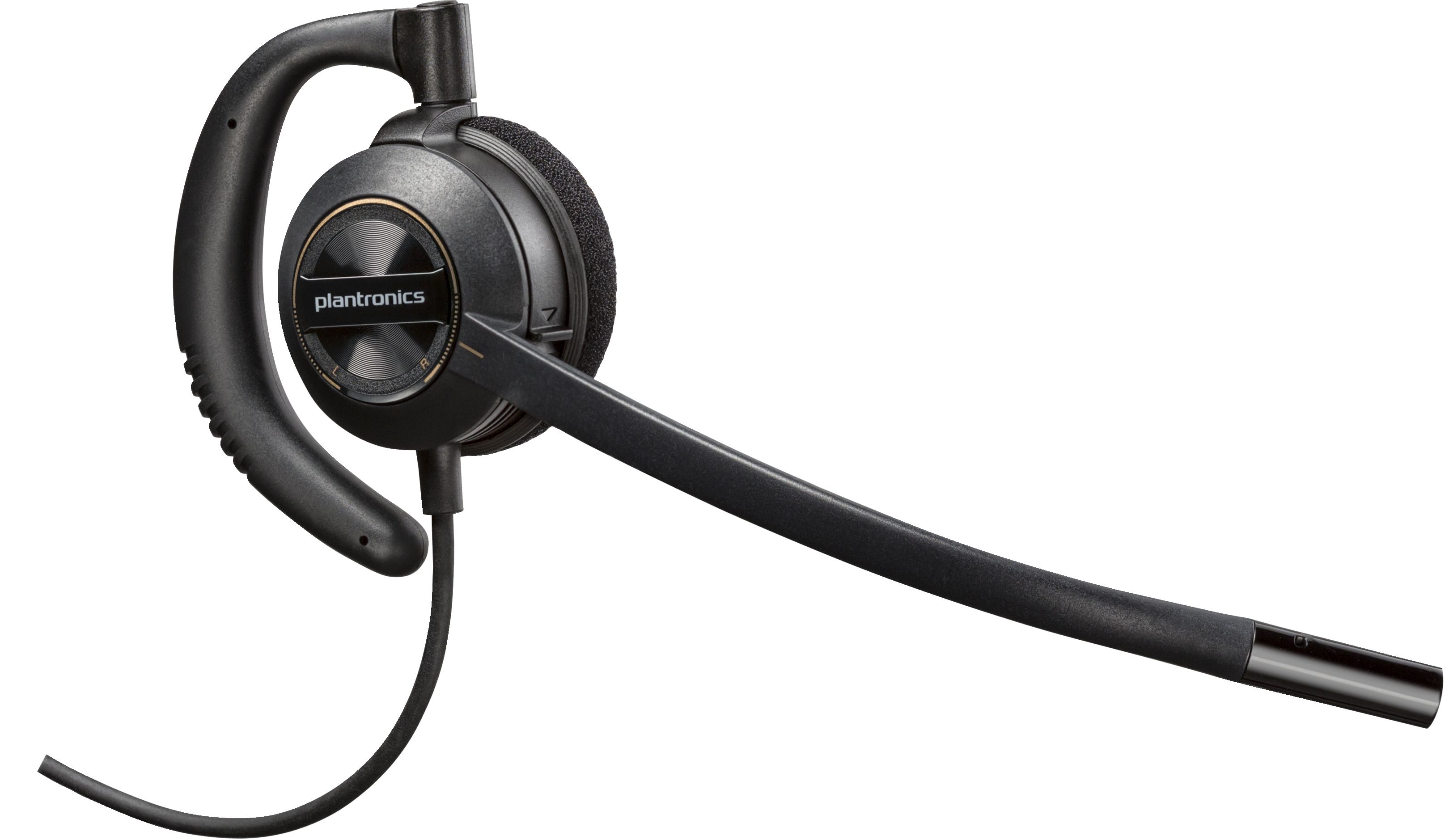Poly EncorePro 530D with Quick Disconnect Discreet Digital Headset TAA_2