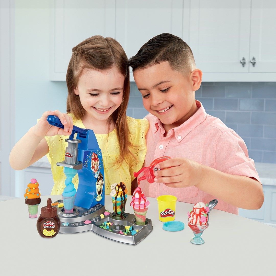 PROMO Play-Doh Rainbow Ice Cream Parlour E6688 635863 HASBRO_6