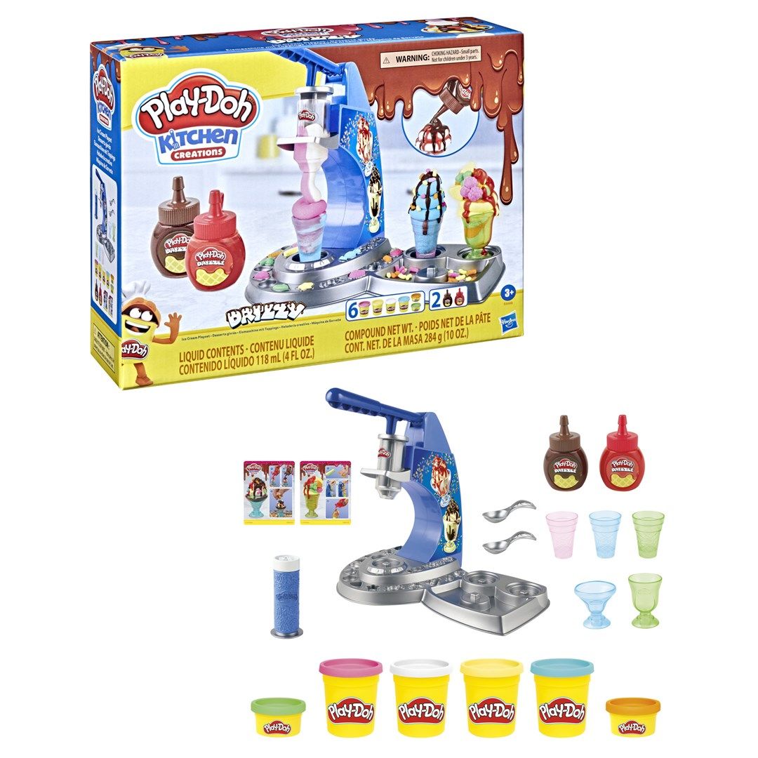 PROMO Play-Doh Rainbow Ice Cream Parlour E6688 635863 HASBRO_7