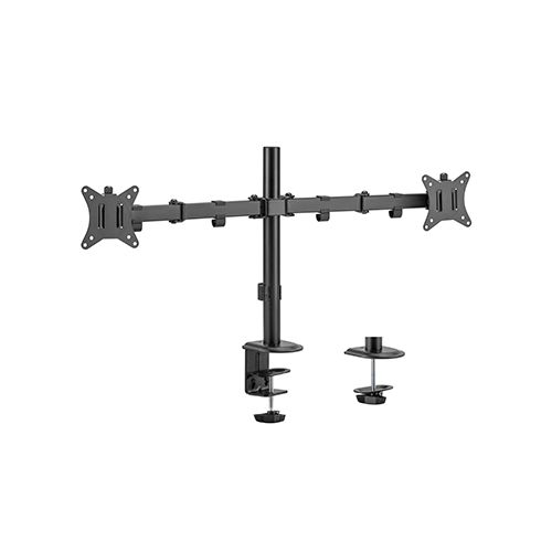 Gembird MA-D2-01 monitor mount / stand 81.3 cm (32 ) Black Desk_4