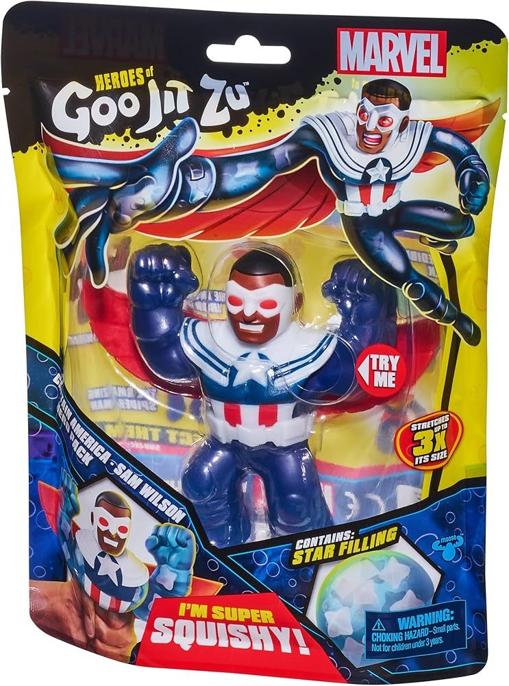 Goo Jit Zu - Marvel - Captain America Sam Wilson 41371_2